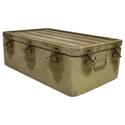 metal military box table|military storage boxes.